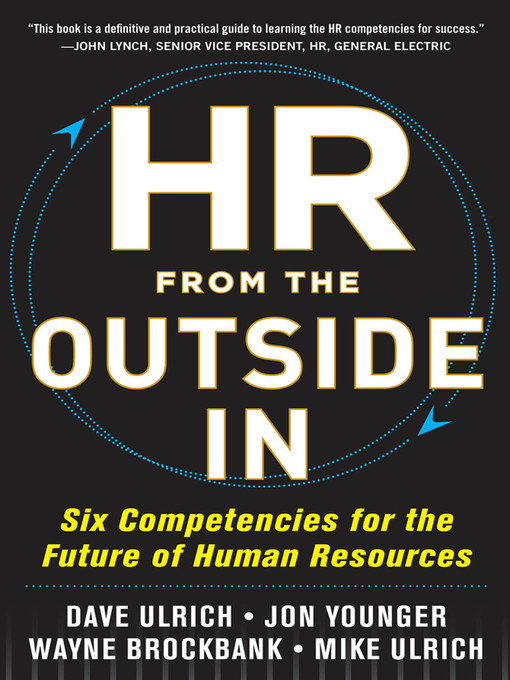 Title details for HR from the Outside In by David Ulrich - Wait list